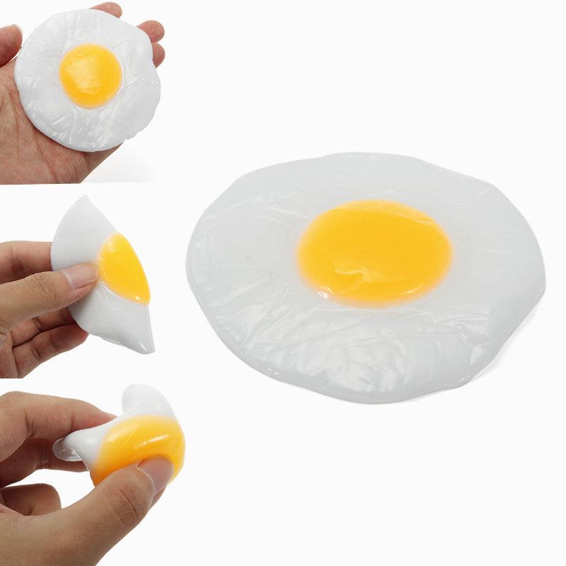 Squishy Sunny Side Up Egg Squeeze Stretch Prank Gift Fun Decor Toy - MRSLM