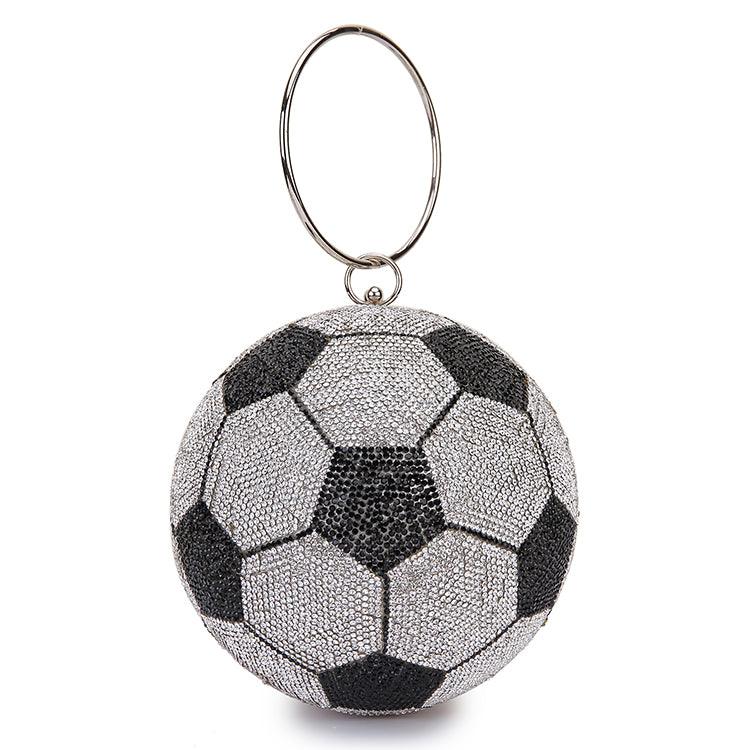 Rhinestone ball crossbody evening bag, view 5 - MRSLM