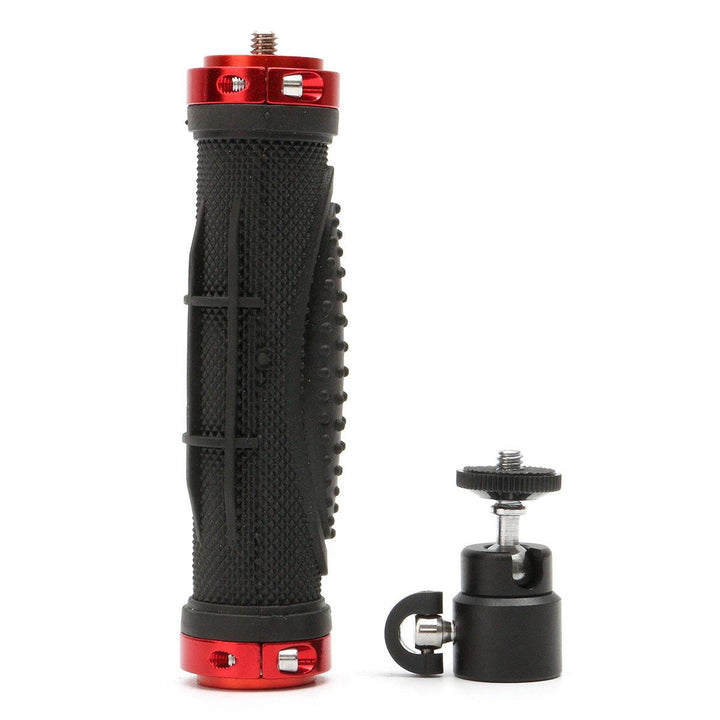 DSLR Camera Handheld Rubber Handle Grip Stand Stabilizer Detachable Ballhead - MRSLM