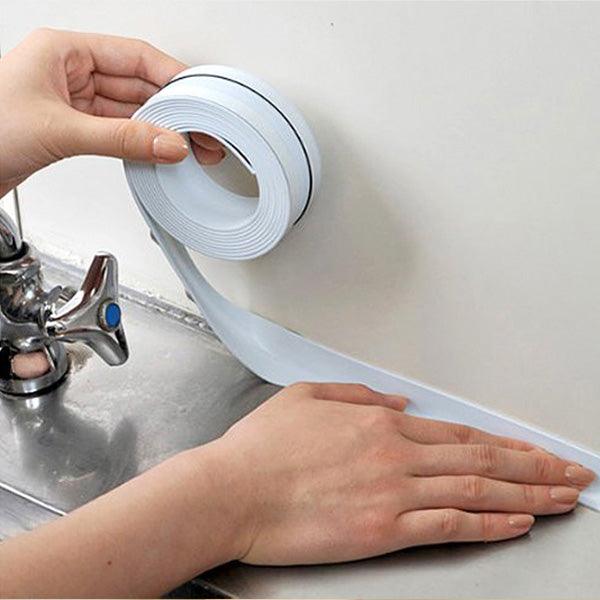 Honana Kitchen Bathroom Wall Seal Ring Tape Waterproof Tape Mold Proof Adhesive Tape - MRSLM