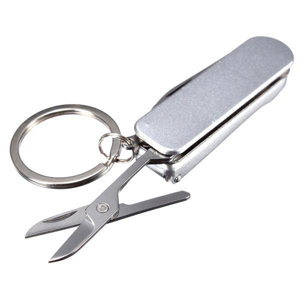 5 in 1 Pocket Multitool Nail Clipper Scissors Blade Stainless Steel - MRSLM