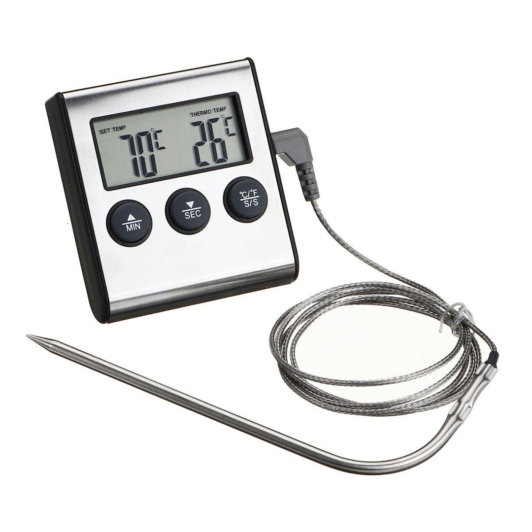 Digital Thermometer Kitchen Food Cooking Meat BBQ Probe Thermometer Cooking Tools - MRSLM