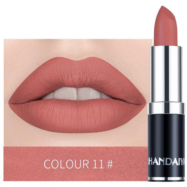 12 Color Velvet Matte Lip Stick Moisturizer Lip Makeup - MRSLM