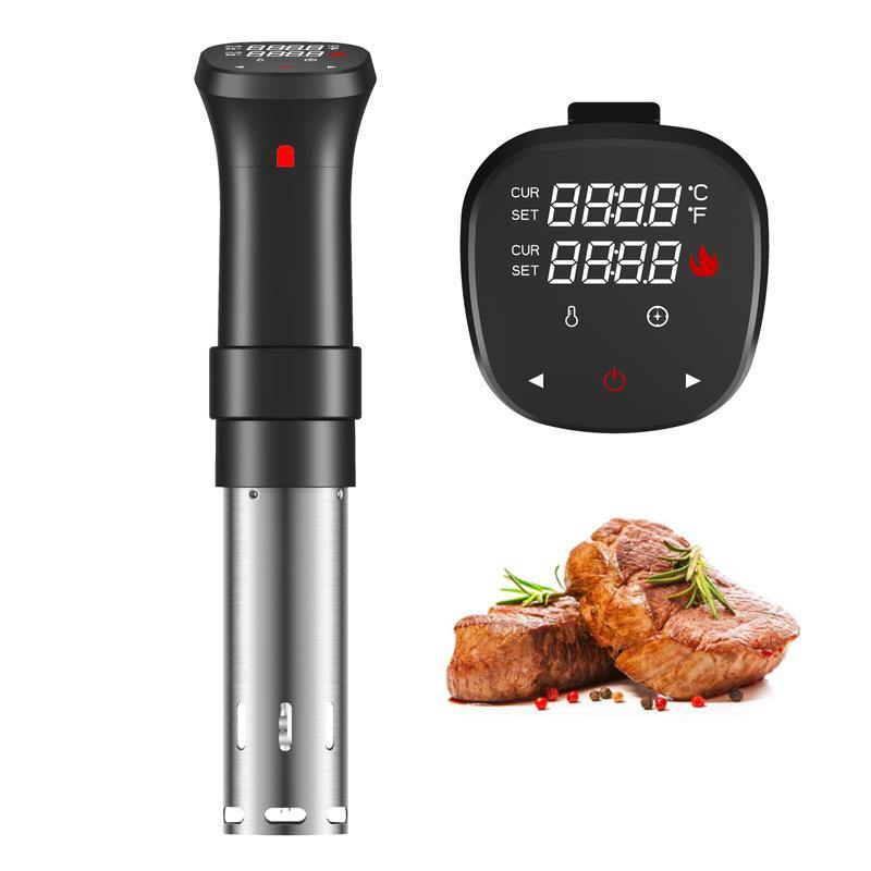 1100W Sous Vide Cooker Thermal Immersion Circulator Machine with Large Digital LCD Display Time and Temperature Control - MRSLM