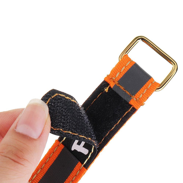 2Pcs RJX 20X100-300mm Thread Stitching Reflective Battery Strap Metal Buckle for RC Battery - MRSLM