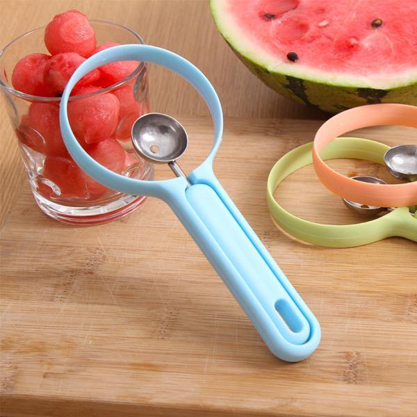 Honana CF-SP02 2Pcs/set Fruits Scoops Peeler Spoon Cutter Melons Dig Ball Kitchen Gadget - MRSLM