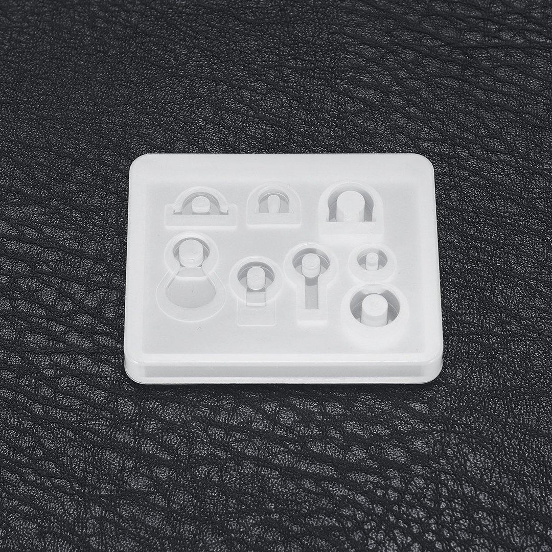 4Pcs Resin Casting Molds Kits Silicone Mold Making Jewelry Pendant Mould Craft - MRSLM
