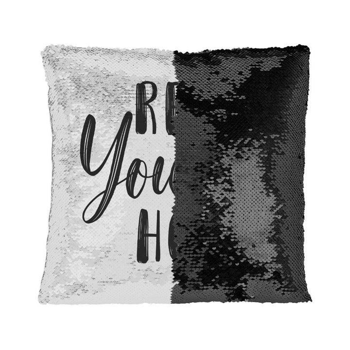 Relax Sequin Pillow Case - Best Design Pillow Case - Printed Pillowcase - MRSLM