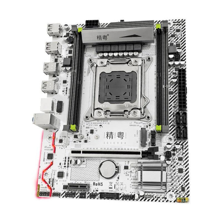 JGINYUE X99M-PLUS Motherboard LGA 2011-3 Support DDR3 and DDR4 RAM Xeon E5 V3&V4 Processor SATA PCI-E M.2 NVME Slot M-ATX Motherboard - MRSLM