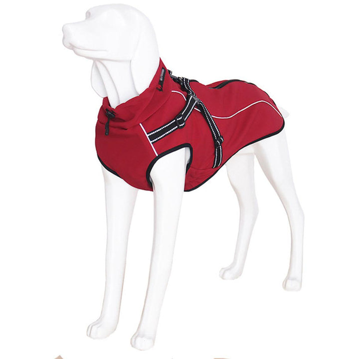 Waterproof Dog Jacket Reflective Large Clothes Coats Winter Warm Outdoor Suit - MRSLM