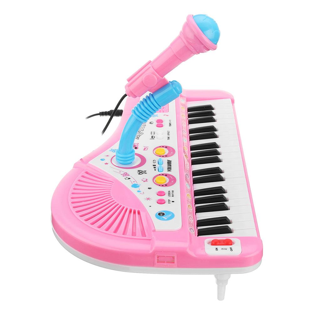 37 Keyboard Mini Electronic Multifunctional Piano With Microphone Educational Toy Piano For Kids - MRSLM