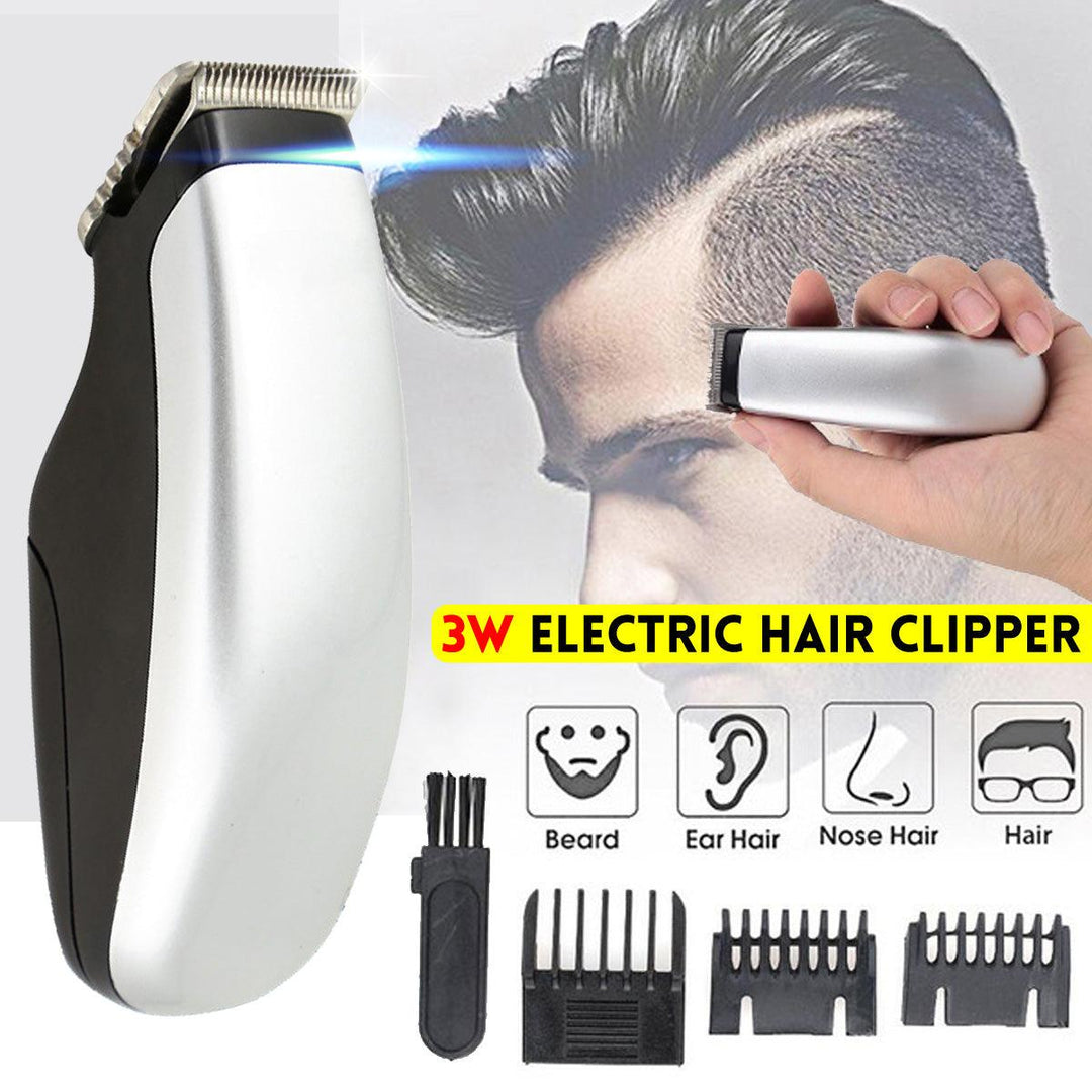 Electric Hair Trimmer KM-666 Hair Clipper Hair Cutter Dry Battery Mini Clipper - MRSLM