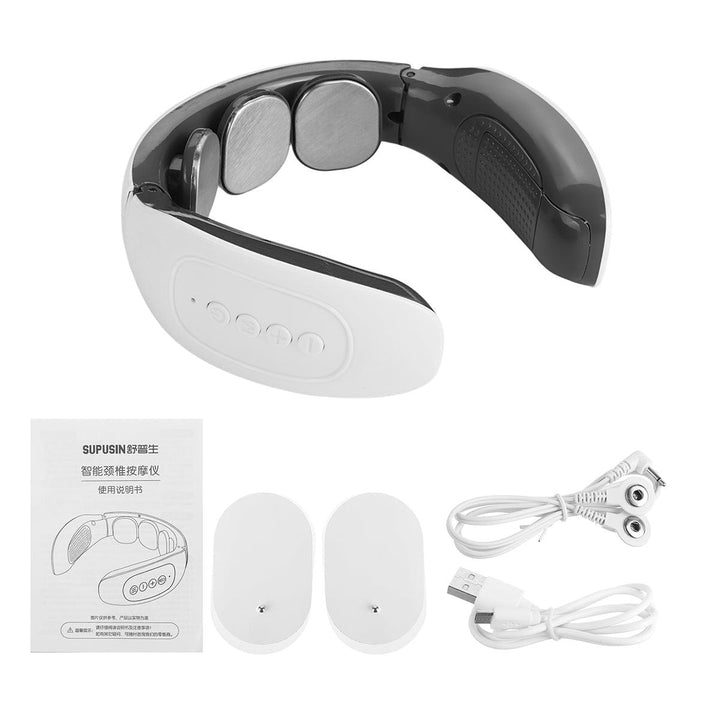 6/3 Head USB Wireless Neck Electric Massager Cervical Infrared Heating Vibration Massage - MRSLM
