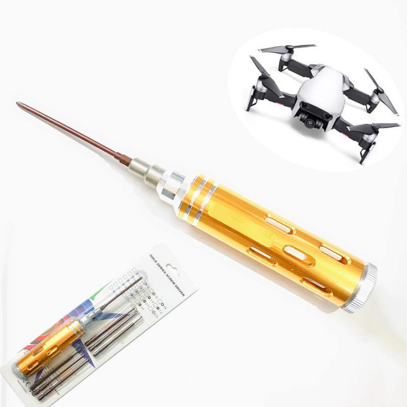 12 IN 1 Hex 1.5/2.0/2.5/3.0mm Screwdriver for Drone RC Helicopter Aircraft Model Repair and Disassembly Tools Set Accessories - MRSLM