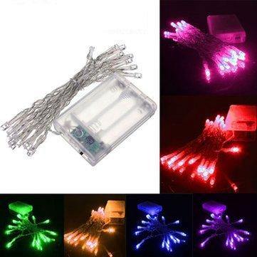 2M 20 LED Battery Powered Christmas Wedding Party String Fairy Light - MRSLM