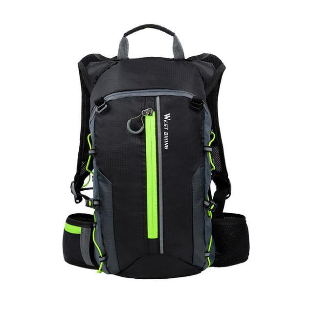 WEST BIKING 10L Foldable Waterproof Bike Backpack Hydration Water Backpack for Running Cycling Hiking - MRSLM