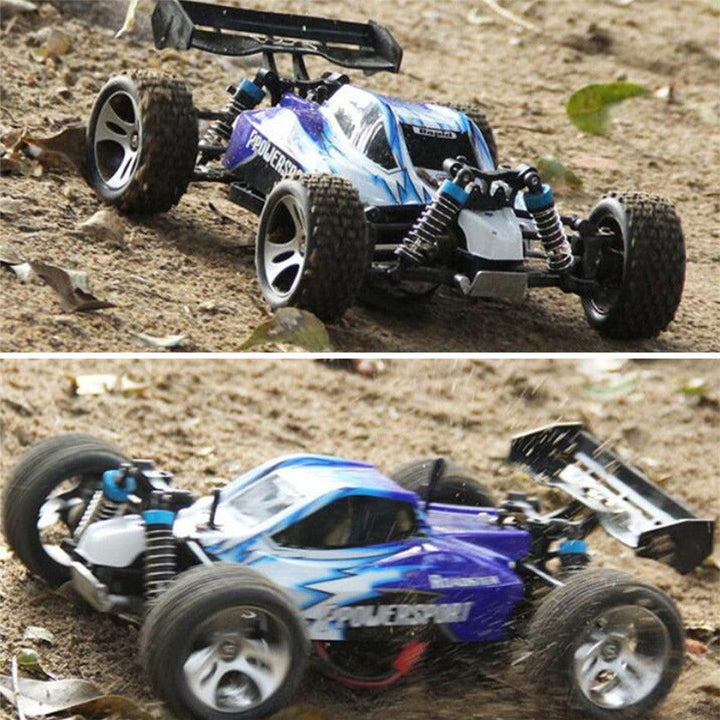Wltoys A959 Rc Car with 2 Batteries Version 1/18 2.4G 4WD 50km/h Off Road Truck RTR Toy - MRSLM