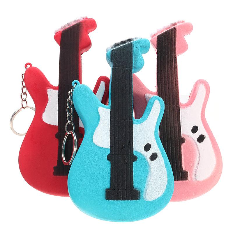 Squishy Guitar 13.5cm Slow Rising Soft Cute Collection Gift Decor Toy - MRSLM