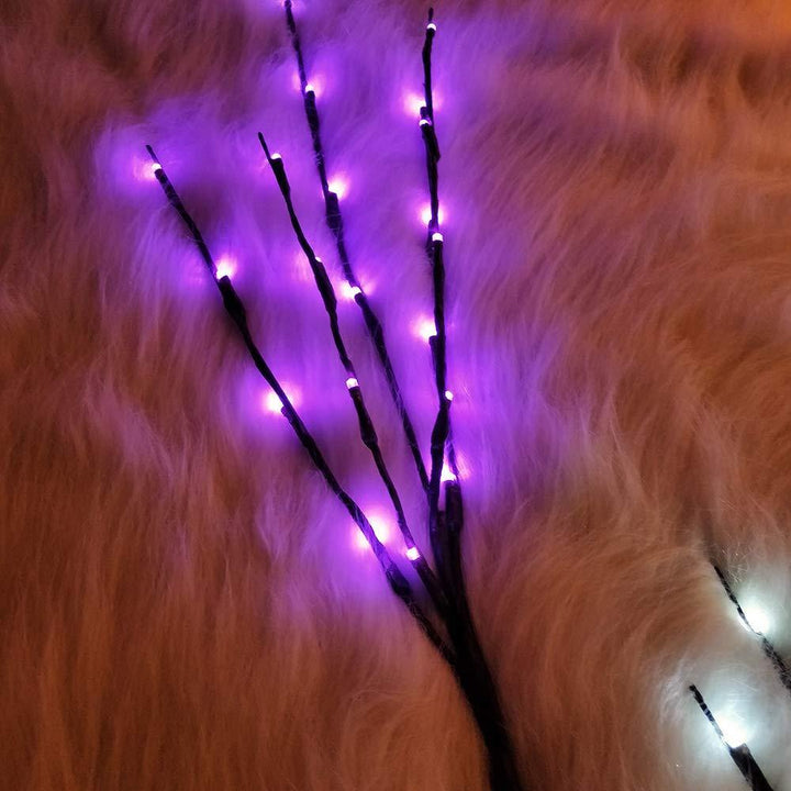LED Branches Battery Powered Decorative Lights Tall Vase Filler Willow Twig Lighted Branch for Home Decoration - 29 Inches 20 LED Lights (Branches Light) - MRSLM