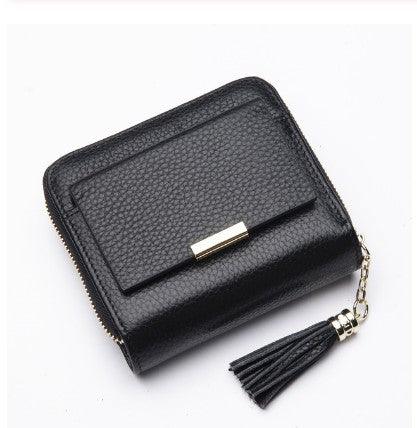 Short wallet high-end purse with lychee grain buck - MRSLM