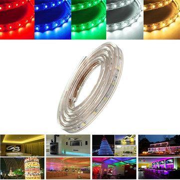 5M 17.5W Waterproof IP67 SMD 3528 300 LED Strip Rope Light Christmas Party Outdoor AC 220V - MRSLM