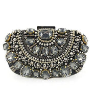 Diamond-studded evening bag, view 2 - MRSLM