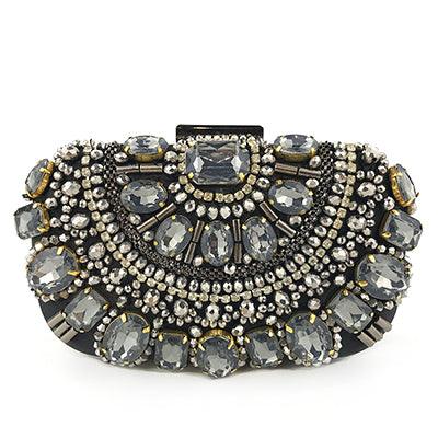 Diamond-studded evening bag, view 2 - MRSLM