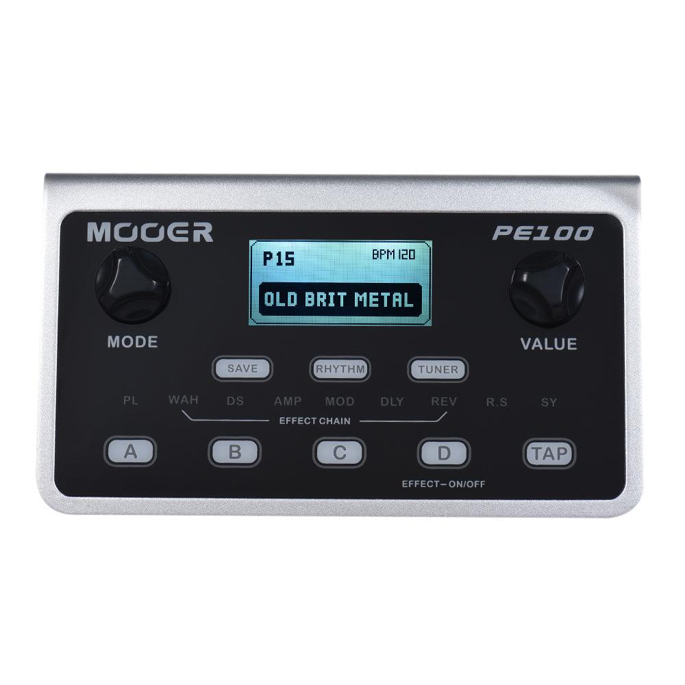 MOOER PE100 Portable Multi-effects Processor Guitar Effects Pedal - MRSLM
