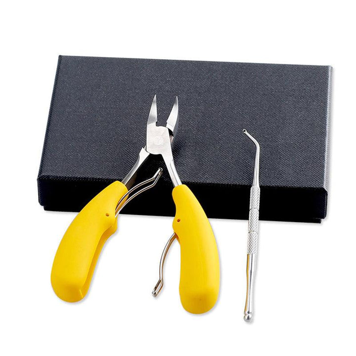 2 In 1 Ingrown Toenail Nipper Nails Clipper Nail Lifter Kit - MRSLM