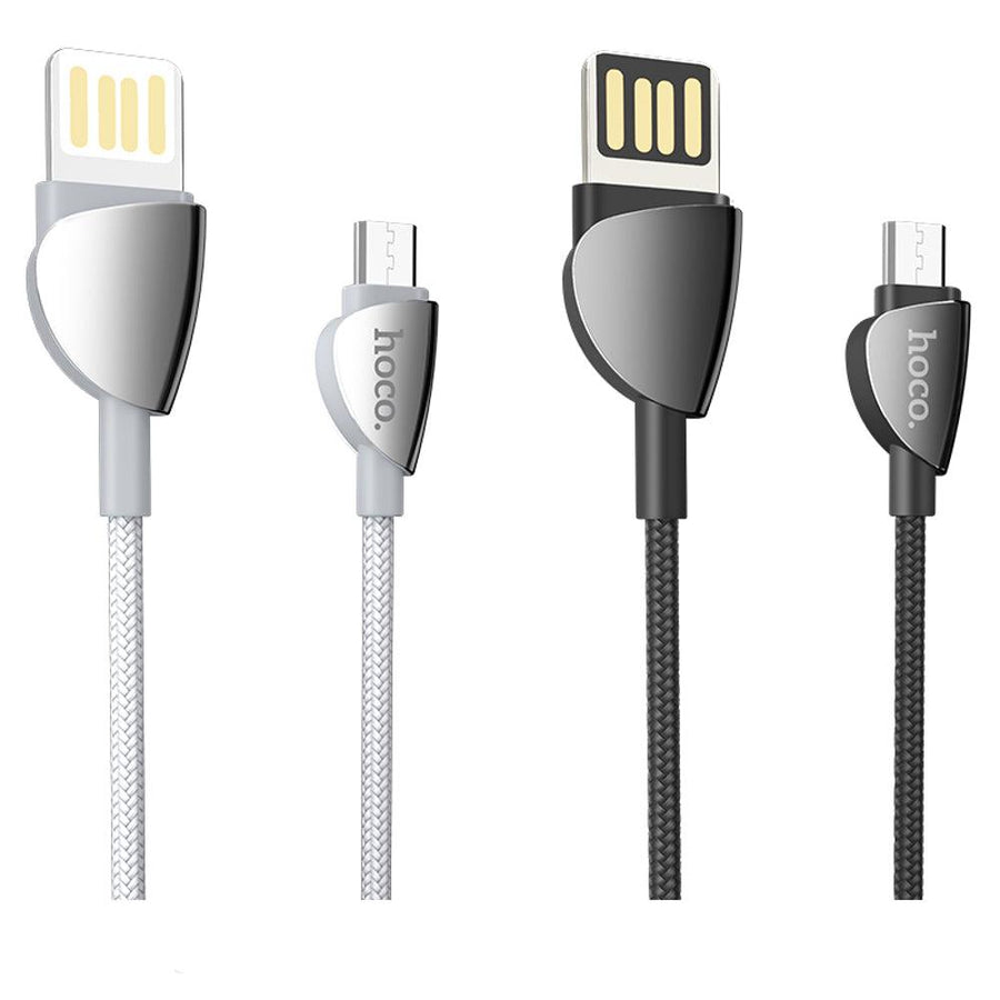 HOCO U62 Micro USB Data Sync Charging Cable for Tablet Smartphone 1.2M - MRSLM