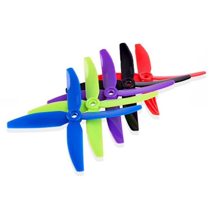 5 Pairs 5040 5x4 5 Inch 4-Blade Propeller 5.0mm Mounting Hole For RC Drone FPV Racing Multi Rotor - MRSLM