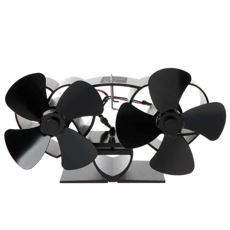 YL301 8 Blades Fireplace Fan Stove Fan Heated Fan Heat Powered Eco Fan - MRSLM