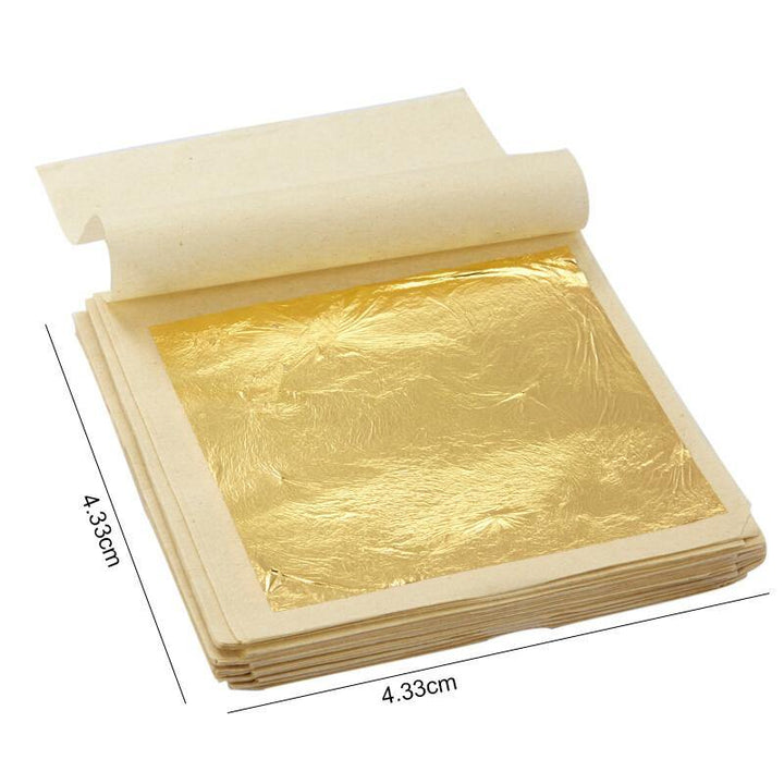 10Pcs Imitation Gold Foil Sheets for Arts Gilding Crafting Decoration DIY - MRSLM