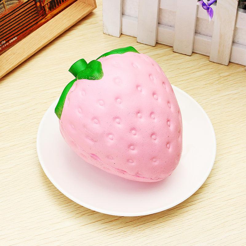 Squishy Strawberry Jumbo 11.5cm Slow Rising Soft Fruit Collection Gift Decor Toy - MRSLM