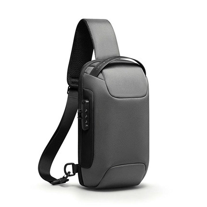 Mark Ryden MR7116 Anti-theft Chest Bag Crossbody Bag Business Bag USB Charging Men Handbag Travel Storage Bag - MRSLM