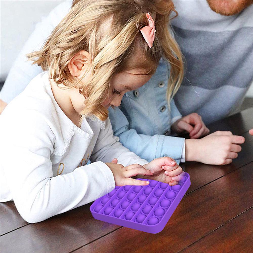 Push Bubble Sensory Toy Square Anti-stress Push it Fidget Reliever Funny Education Puzzle Toy for Adults Kids Creative Gifts - MRSLM