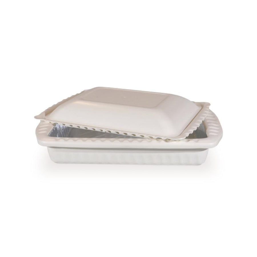 White Serving Carrier For Foil Pans - MRSLM