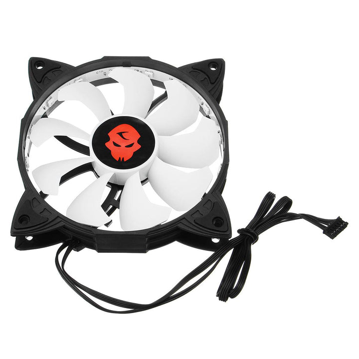 Coolmoon 30000Hrs 3PCS 120mm RGB Adjustable LED Cooling Fan with Controller Remote For PC Cooling - MRSLM