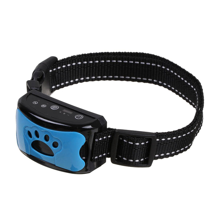 Dog Training Collar Anti Bark Electric Shock Vibration Remote With Customized Audio Commands for Pet Dog Training Collar - MRSLM