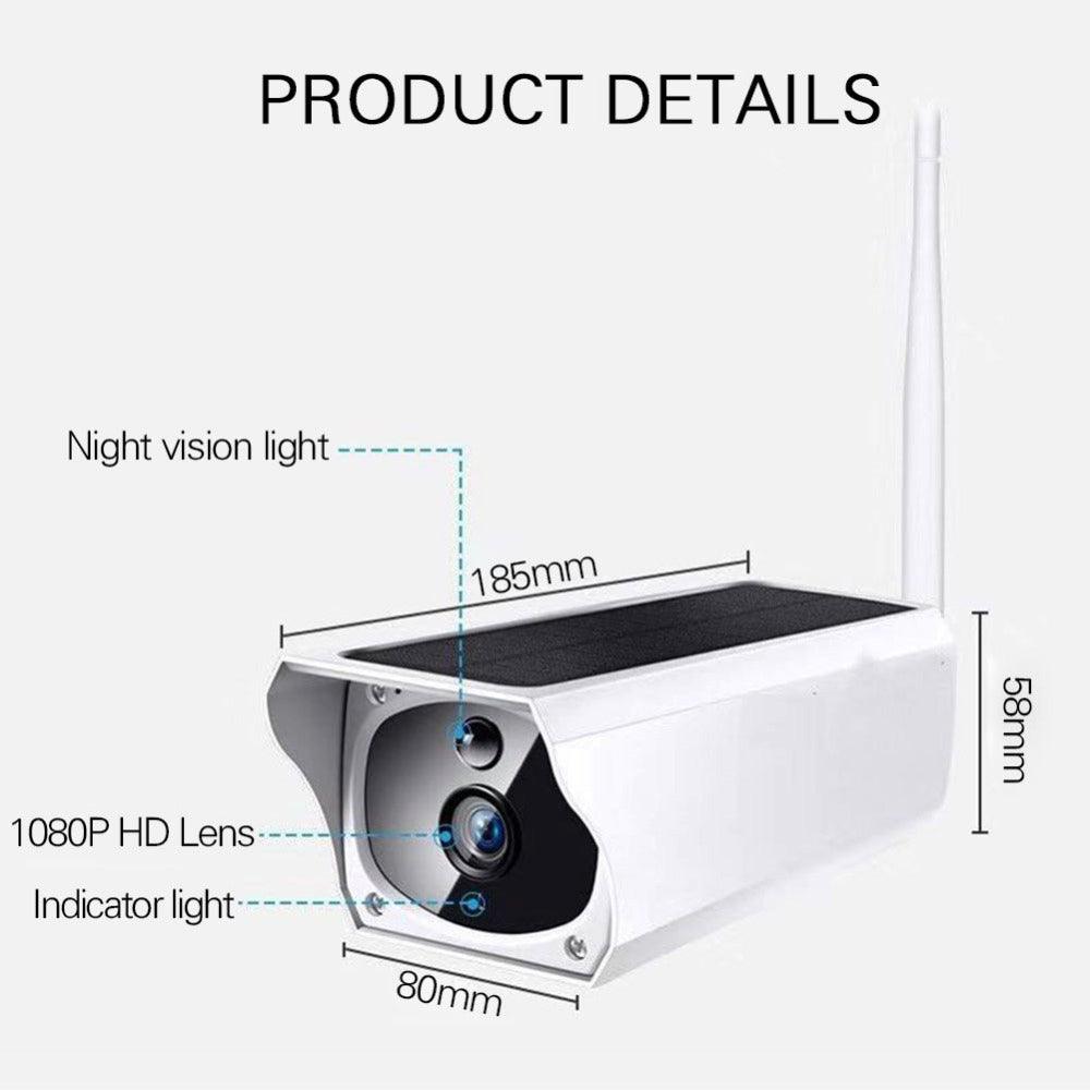 Wireless WIFI PIR IP Camera 1080P HD Cam CCTV Indoor Outdoor Security Motion Sensor - MRSLM
