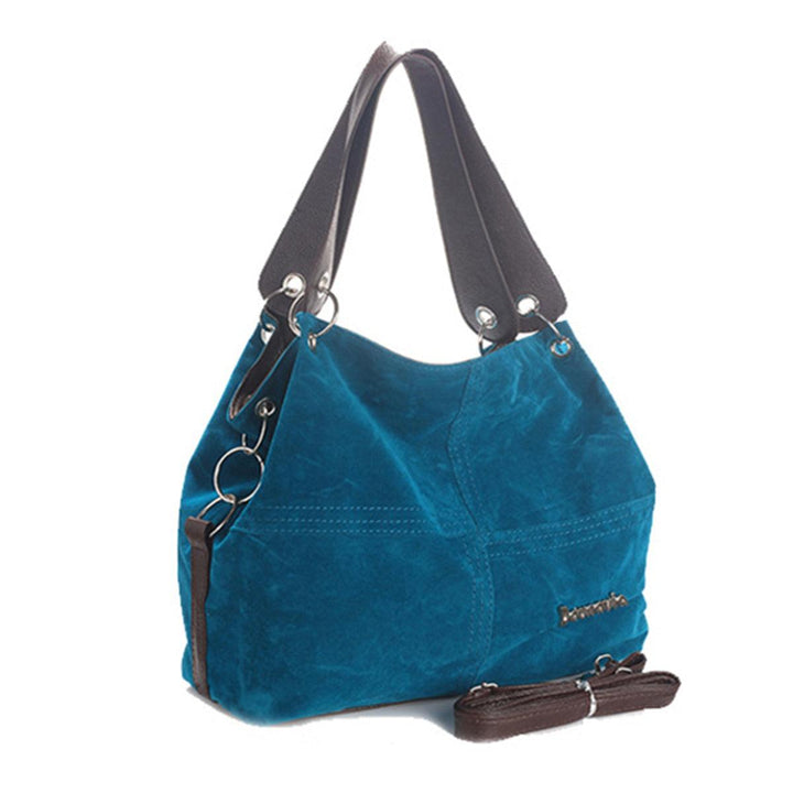 Fashion Women Lady Flannel Handbag Shoulder Bag Crossbody Messenger Tote Purse - MRSLM
