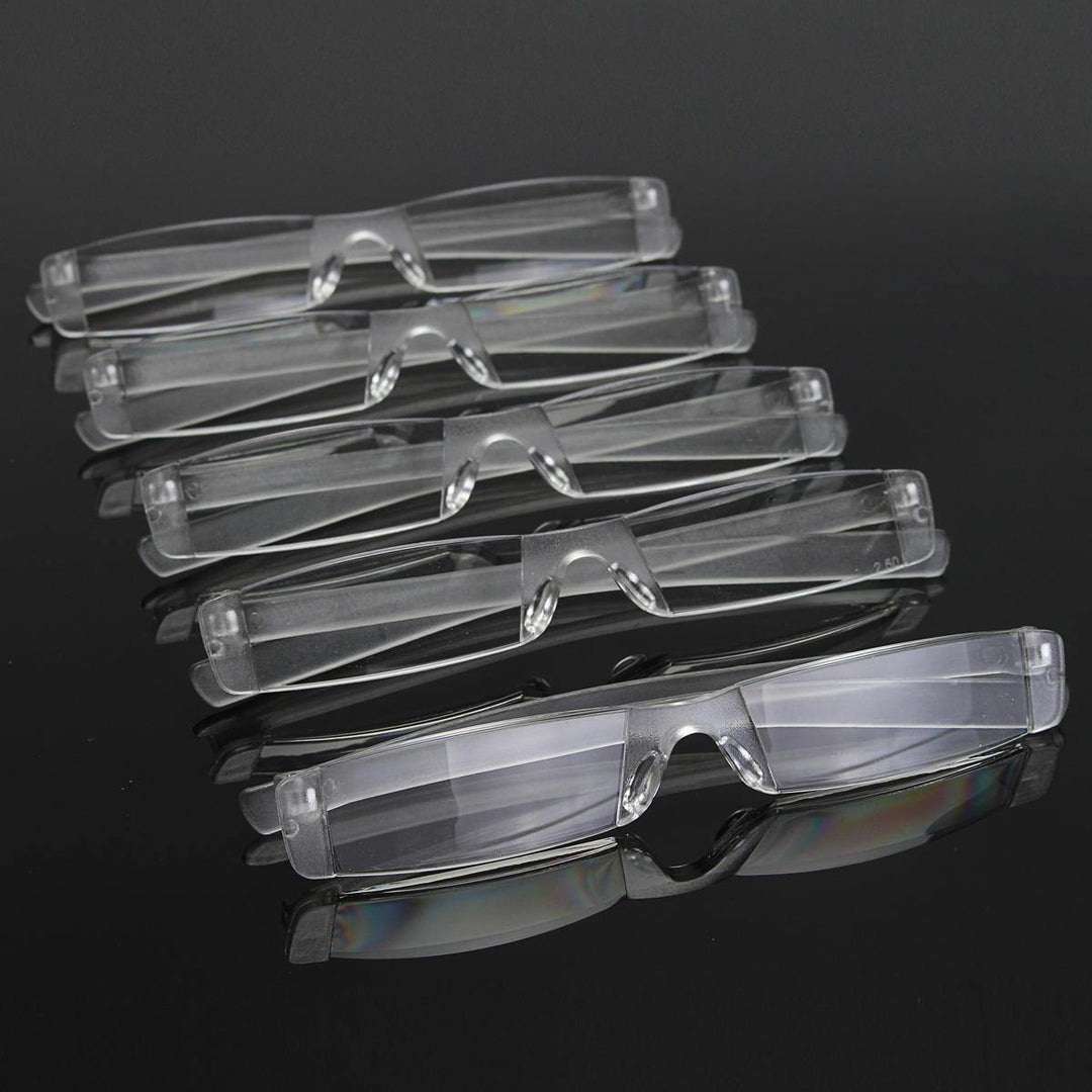 Elder Rimless Frameless Reading Glasses Presbyopic Eyewear Fatigue Relief Strength 1 1.5 2 2.5 - MRSLM