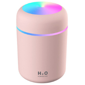 Portable Humidifier Mini Ultrasonic Air Humidifier Romantic Soft Light Essential Oil Diffuser Car Purifier Cool Mist Maker - MRSLM