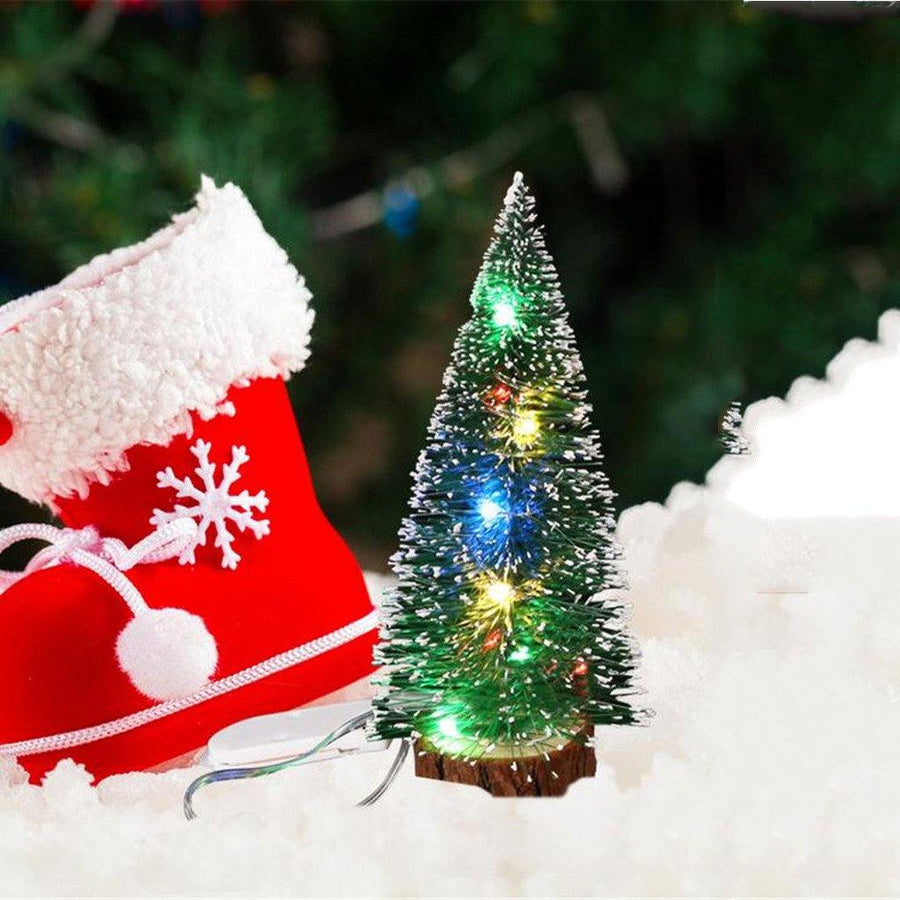 Christmas Decorations LED Lights Mini Christmas Tree - MRSLM