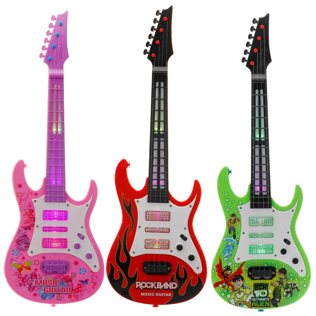 4 String Music Electric Guitar Children's Musical Instrument Children's Toy - MRSLM