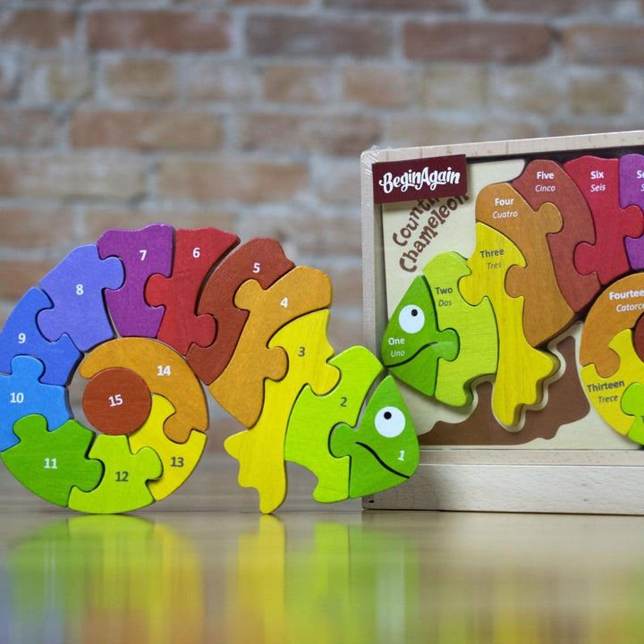 Bilingual Counting Chameleon Puzzle - MRSLM