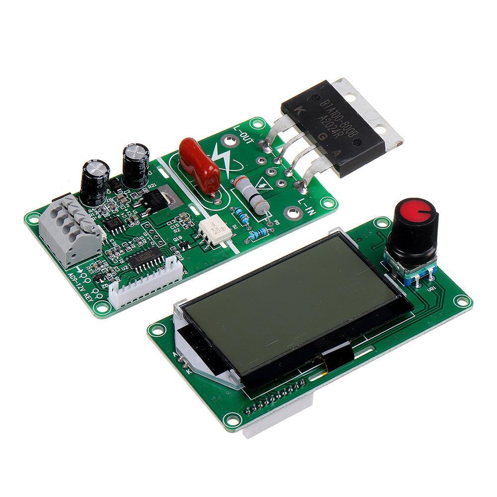 40A / 100A 12864 LCD Display Digital Double Pulse Encoder Spot Welder Welding Machine Transformer Controller Board Time Control - MRSLM