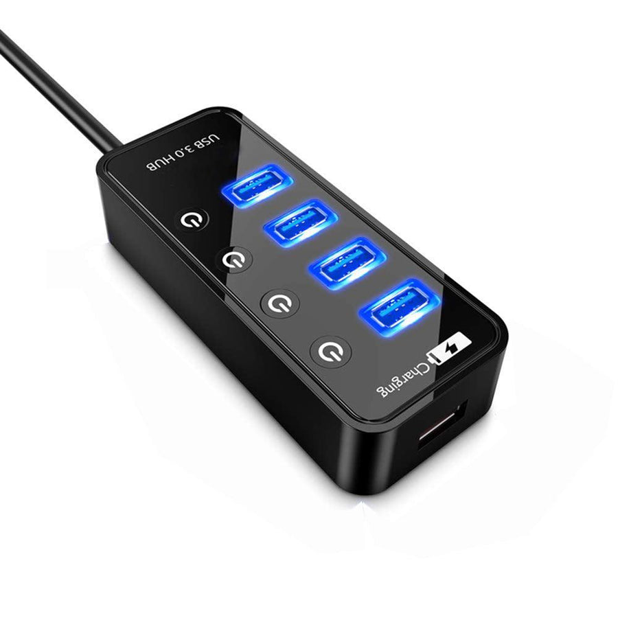 GOMASS CH-204U3 Private Model High-speed Four-port USB3.0 Hub USB Extender with Fast Charging Function - MRSLM