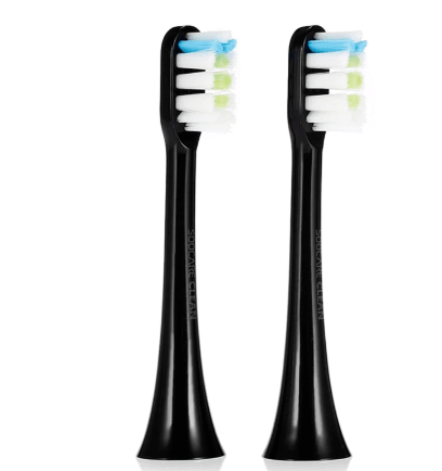 2PCs Replacement Toothbrush Heads Compatible for Soocas X1/X3/X5/V1/X3U Soocare Electric Toothbrush - MRSLM