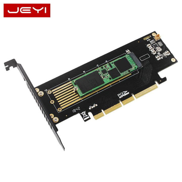 NVMe Expansion Card JEYI SK8-NEW Add On Card M.2 NVMe Adapter to PCIE3.0 GEN3 M.3 Built-in Turbo Fan for 2230-22110 Size NVME GEN3 M.3 - MRSLM